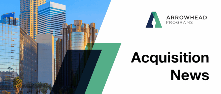 Blog Cover of Acquisition Arrowhead Programs News